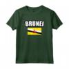 Brunei Maglietta - Motivo Bandiera del Brunei per Mostrare il Tuo Orgoglio Nazionale