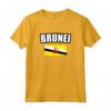 Brunei Maglietta - Motivo Bandiera del Brunei per Mostrare il Tuo Orgoglio Nazionale
