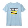 Brunei Maglietta - Motivo Bandiera del Brunei per Mostrare il Tuo Orgoglio Nazionale