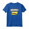 Brunei Maglietta - Motivo Bandiera del Brunei per Mostrare il Tuo Orgoglio Nazionale