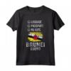 HapTiger Vacanza di Viaggio Brunei Maglietta - Souvenir Unico per il Tuo Viaggio in Brunei - Ideale per Coppie o Single