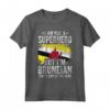 Bruneian Brunei Bandiera Origine I´m Bruneian Maglietta - Pride Tee with Brunei Flag - Ideal for Bruneian Heritage