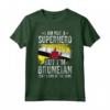 Bruneian Brunei Bandiera Origine I´m Bruneian Maglietta - Pride Tee with Brunei Flag - Ideal for Bruneian Heritage