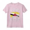 Bruneian Brunei Bandiera Origine I´m Bruneian Maglietta - Pride Tee with Brunei Flag - Ideal for Bruneian Heritage