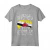 Bruneian Brunei Bandiera Origine I´m Bruneian Maglietta - Pride Tee with Brunei Flag - Ideal for Bruneian Heritage