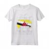Bruneian Brunei Bandiera Origine I´m Bruneian Maglietta - Pride Tee with Brunei Flag - Ideal for Bruneian Heritage