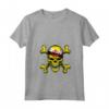 Donna Brunei Skull Flag Pride - Maglietta Souvenir del Brunei con Collo a V - Ideale per Mostrare il Tuo Orgoglio Nazionale