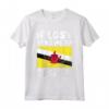 Brunei Bandiera Souvenir - Se perso mandami in Brunei Maglietta con HapTiger - Ideale per Amanti del Brunei e come Regalo Personalizzato