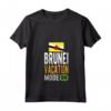 Souvenir del Brunei - Maglietta Viaggio con Collo a V - Modalità Vacanza Brunei - Ideale per Appassionati di Viaggi