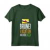 Souvenir del Brunei - Maglietta Viaggio con Collo a V - Modalità Vacanza Brunei - Ideale per Appassionati di Viaggi