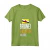 Souvenir del Brunei - Maglietta Viaggio con Collo a V - Modalità Vacanza Brunei - Ideale per Appassionati di Viaggi