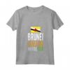 Souvenir del Brunei - Maglietta Viaggio con Collo a V - Modalità Vacanza Brunei - Ideale per Appassionati di Viaggi