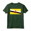 Bandiera Brunei Maglietta - Leggera e Classica - Ideale per Mostrare l'Amore per il Brunei
