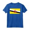 Bandiera Brunei Maglietta - Leggera e Classica - Ideale per Mostrare l'Amore per il Brunei