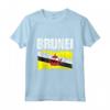 Emblema Bandiera Brunei Maglietta - Leggera e Stilosa - Ideale per Mostrare il Patriottismo