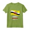 Maglietta con Bandiera del Brunei - Indipendenza del Brunei - Design Patriottico - Ideale come Regalo