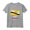 Maglietta con Bandiera del Brunei - Indipendenza del Brunei - Design Patriottico - Ideale come Regalo