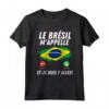 Bandiera Brunei Appelle et Je Dois Partir - Maglietta per Viaggiatori - Idea Regalo Calcio Brunei