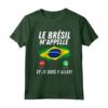 Bandiera Brunei Appelle et Je Dois Partir - Maglietta per Viaggiatori - Idea Regalo Calcio Brunei