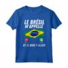 Bandiera Brunei Appelle et Je Dois Partir - Maglietta per Viaggiatori - Idea Regalo Calcio Brunei
