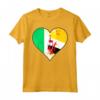 Patrimonio del Cuore Mix di Cuori Irlandesi e Bruneiani - Maglietta Nazionale del Brunei - Ideale come Regalo di Natale