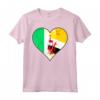 Patrimonio del Cuore Mix di Cuori Irlandesi e Bruneiani - Maglietta Nazionale del Brunei - Ideale come Regalo di Natale