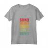 Donna Brunei Arcobaleno Testo Design - Brunei Paese Maglietta con Collo a V - Mostra il tuo Orgoglio!