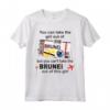 Brunei Ragazza - Brunei Imbarco Pass - Brunei Maglietta Patriottica per Donne Orgogliose - Regalo per Trasferimento dal Brunei
