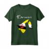 Maglietta Brunei - Camicia con Bandiera del Brunei per le Donne - Maglietta Orgoglioso Brunei-Americano per Uomo/Donna/Gioventù/Bambini/Ragazzi/Ragazze