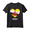 Bandiera del Brunei Bruneian Maglietta - Regalo di Natale Unisex - Orgoglio Bruneiano
