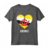 Bandiera del Brunei Bruneian Maglietta - Regalo di Natale Unisex - Orgoglio Bruneiano