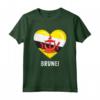 Bandiera del Brunei Bruneian Maglietta - Regalo di Natale Unisex - Orgoglio Bruneiano