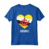 Bandiera del Brunei Bruneian Maglietta - Regalo di Natale Unisex - Orgoglio Bruneiano