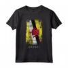 HapTiger - Bandiera Paese Brunei Maglietta Souvenir - Stile Grunge Leggero per Viaggiatori