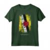 HapTiger - Bandiera Paese Brunei Maglietta Souvenir - Stile Grunge Leggero per Viaggiatori