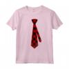 Cravatta Natalizia in Tartan di Bufalo Rosso - Maglietta Natalizia per Uomo - Regalo per Marito e Papà