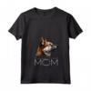 Donna Norvegese Buhund Mom Maglietta con Collo a V - Design Unico per Amanti dei Cani