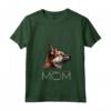 Donna Norvegese Buhund Mom Maglietta con Collo a V - Design Unico per Amanti dei Cani