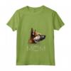 Donna Norvegese Buhund Mom Maglietta con Collo a V - Design Unico per Amanti dei Cani