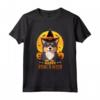Norvegese Buhund Halloween Dog Howl O Ween Funny Pet Maglietta - Costume Divertente per Cane - Ideale per Halloween
