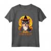 Norvegese Buhund Halloween Dog Howl O Ween Funny Pet Maglietta - Costume Divertente per Cane - Ideale per Halloween