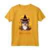 Norvegese Buhund Halloween Dog Howl O Ween Funny Pet Maglietta - Costume Divertente per Cane - Ideale per Halloween