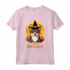 Norvegese Buhund Halloween Dog Howl O Ween Funny Pet Maglietta - Costume Divertente per Cane - Ideale per Halloween