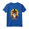 Norvegese Buhund Halloween Dog Howl O Ween Funny Pet Maglietta - Costume Divertente per Cane - Ideale per Halloween