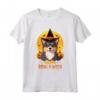 Norvegese Buhund Halloween Dog Howl O Ween Funny Pet Maglietta - Costume Divertente per Cane - Ideale per Halloween