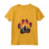 Donna Norvegese Buhund Paw Mountain Design Cane Mamma Papà Maglietta con Collo a V - Regalo Unico per Amanti dei Cani