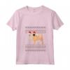 Donna Norvegese Buhund Natale Maglietta con Collo a V - Design Natalizio per Genitori di Buhund Norvegesi - Regalo Perfetto per Natale