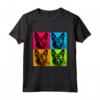Norvegese Buhund Dog Pop Art Design - Colorato Maglietta per Amanti dei Cani - Regalo Ideale per Natale o Compleanni