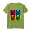 Norvegese Buhund Dog Pop Art Design - Colorato Maglietta per Amanti dei Cani - Regalo Ideale per Natale o Compleanni