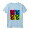 Norvegese Buhund Dog Pop Art Design - Colorato Maglietta per Amanti dei Cani - Regalo Ideale per Natale o Compleanni